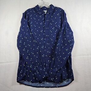 New With Tags Tipsy Elves Shirt Men's‎ M Christmas Xmas Tree Long Sleeve Button